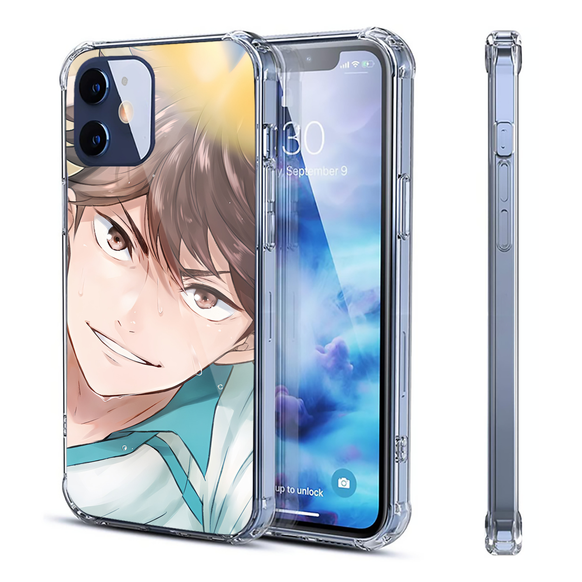 （画像用） ハイキュー!! Haikyu!! 【iPhone 12シリーズ対応】透明スマホケース（クリアソフトケース）
